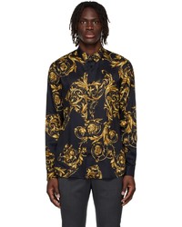 VERSACE JEANS COUTURE Black Garland Shirt