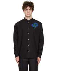 Kenzo Black Paris Poppy Shirt