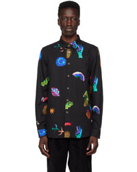 Ps By Paul Smith Black Southdowns Way Shirt