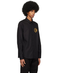 VERSACE JEANS COUTURE Black V Emblem Shirt
