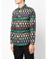 Walter Van Beirendonck Cartoon Pattern Shirt