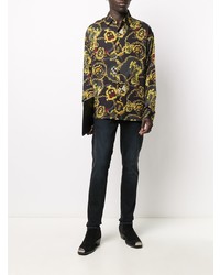 VERSACE JEANS COUTURE Coat Of Arms Logo Print Shirt