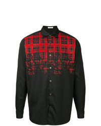 Education From Youngmachines Dissolved Check Shirt