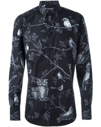Dolce & Gabbana Bird Print Shirt