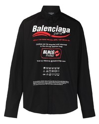 Balenciaga Dry Cleaning Printed Shirt