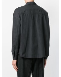 Chalayan Embroidered Striped Shirt