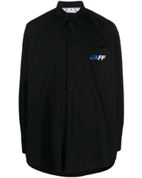 Off-White Exact Opp Print Long Sleeve Shirt