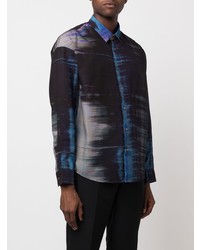 Emporio Armani Fade Print Long Sleeve Shirt