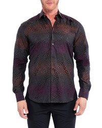 Maceoo Fibonacci Africa Print Cotton Button Up Shirt