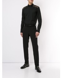 Haider Ackermann Formal Shirt With Lace Inserts