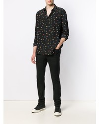 Saint Laurent Geometric Multicoloured Print Shirt