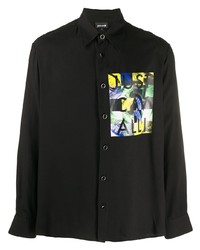 Just Cavalli Graphic Patch Long Sleeved Shirt