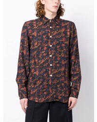 PS Paul Smith Graphic Print Button Up Shirt