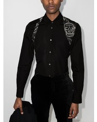 Alexander McQueen Harness Skull Print Shirt