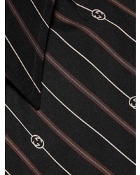 Gucci Interlocking G Stripe Print Shirt