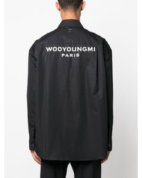 Wooyoungmi Logo Print Long Sleeve Shirt