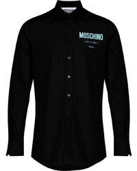Moschino Logo Print Long Sleeve Shirt
