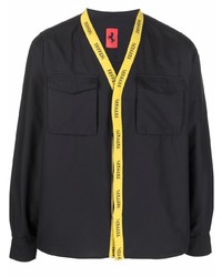 Ferrari Logo Tape Button Up Shirt