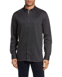 Ted Baker London Lector Extra Slim Fit Dotted Circle Print Sport Shirt
