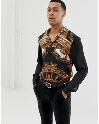 Jaded London Long Sleeve Shirt In Baroque Shirt