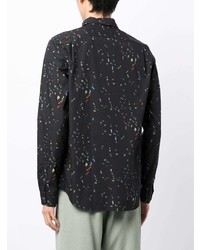 PS Paul Smith Number Print Cotton Shirt