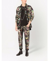 Dolce & Gabbana Paint Splatter Longsleeved Shirt