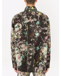 Dolce & Gabbana Paint Splatter Longsleeved Shirt