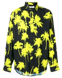 MSGM Palm Tree Print Shirt