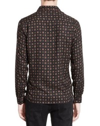The Kooples Piped Print Sport Shirt