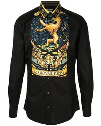 Dolce & Gabbana Printed Placket Shirt