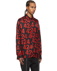 424 Red Recount Long Sleeve Shirt