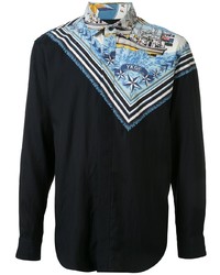 Yoshiokubo Ship Bandana Print Shirt