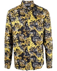 VERSACE JEANS COUTURE Signature Barocco Print Shirt