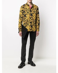 VERSACE JEANS COUTURE Signature Baroque Print Shirt