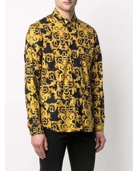 VERSACE JEANS COUTURE Signature Baroque Print Shirt