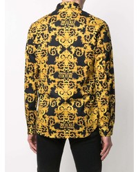 VERSACE JEANS COUTURE Signature Baroque Print Shirt