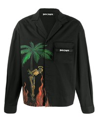 Palm Angels Skeleton Boxy Shirt