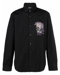Just Cavalli Skull Logo Print Shirt