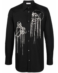 Alexander McQueen Skull Print Shirt