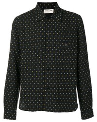 Saint Laurent Stitched Pattern Shirt