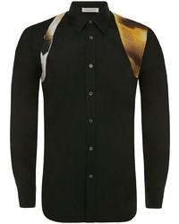 Alexander McQueen Stretch Cotton Harness Shirt