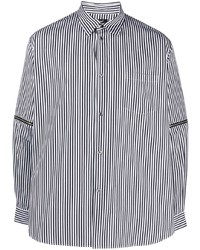 Undercover Stripes Print Cotton Shirt