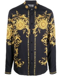 VERSACE JEANS COUTURE Sun Flower Garland Print Shirt