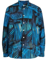 PS Paul Smith Twisted Stripe Organic Cotton Shirt