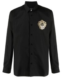 VERSACE JEANS COUTURE V Emblem Cotton Shirt
