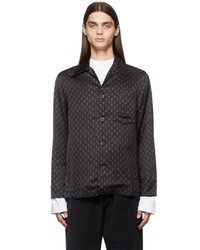 Dries Van Noten Viscose Satin Shirt