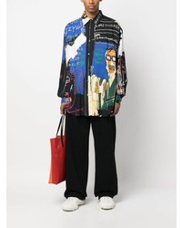 Honey Fucking Dijon X Basquiat Graphic Print Shirt