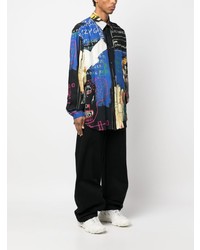 Honey Fucking Dijon X Basquiat Graphic Print Shirt