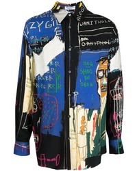 Honey Fucking Dijon X Basquiat Graphic Print Shirt