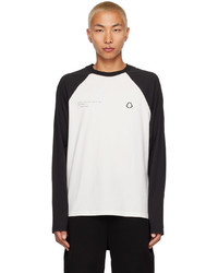 Moncler Genius 7 Moncler Frgmt Hiroshi Fujiwara Black Printed Long Sleeve T Shirt